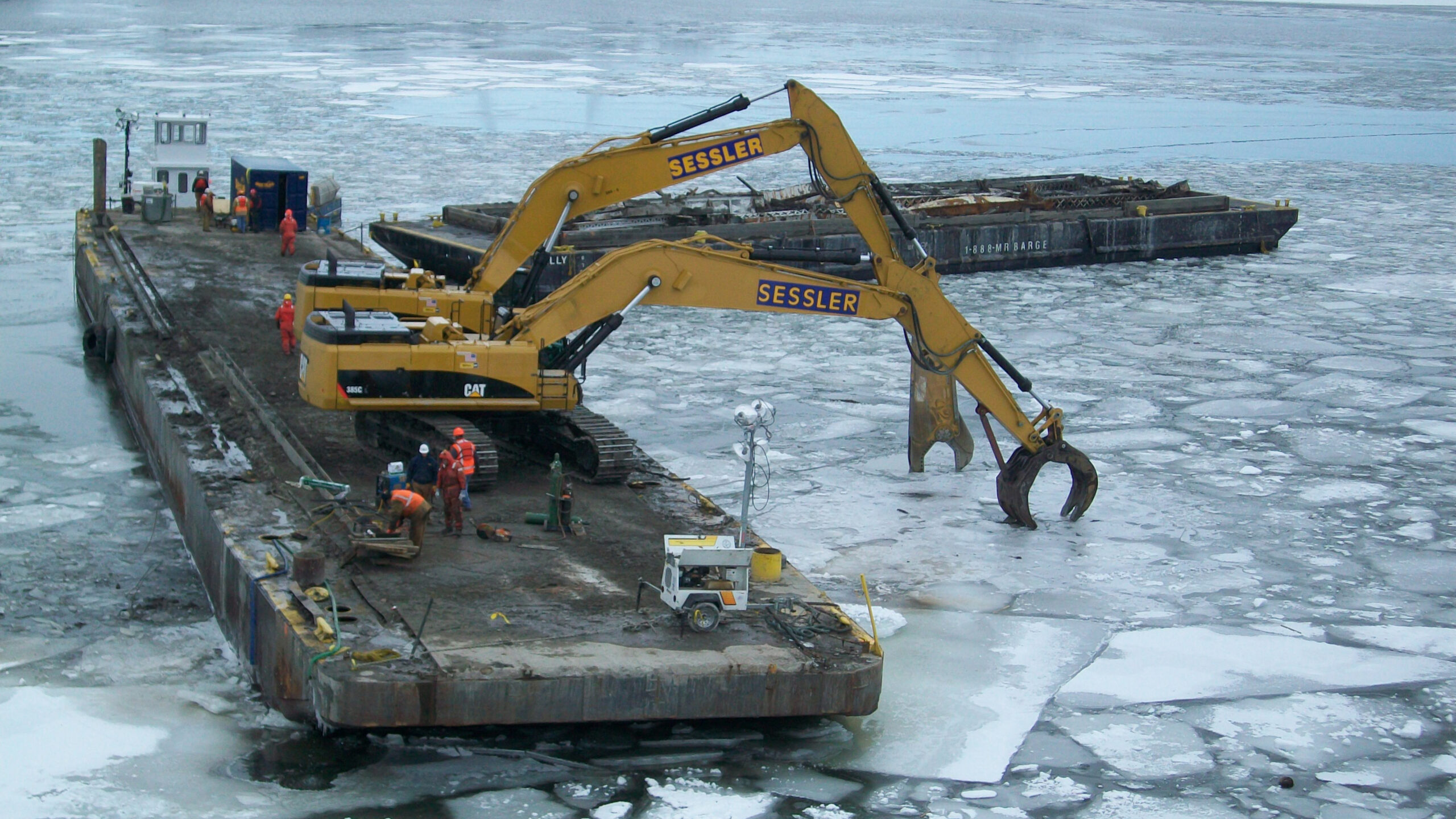 Sessler Wrecking Recovery Frozen River