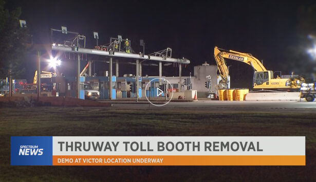 Demolition Thruway Toll Booths Begins Victor Sessler Wrecking